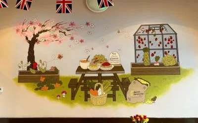 Community Garden Mural For Hub