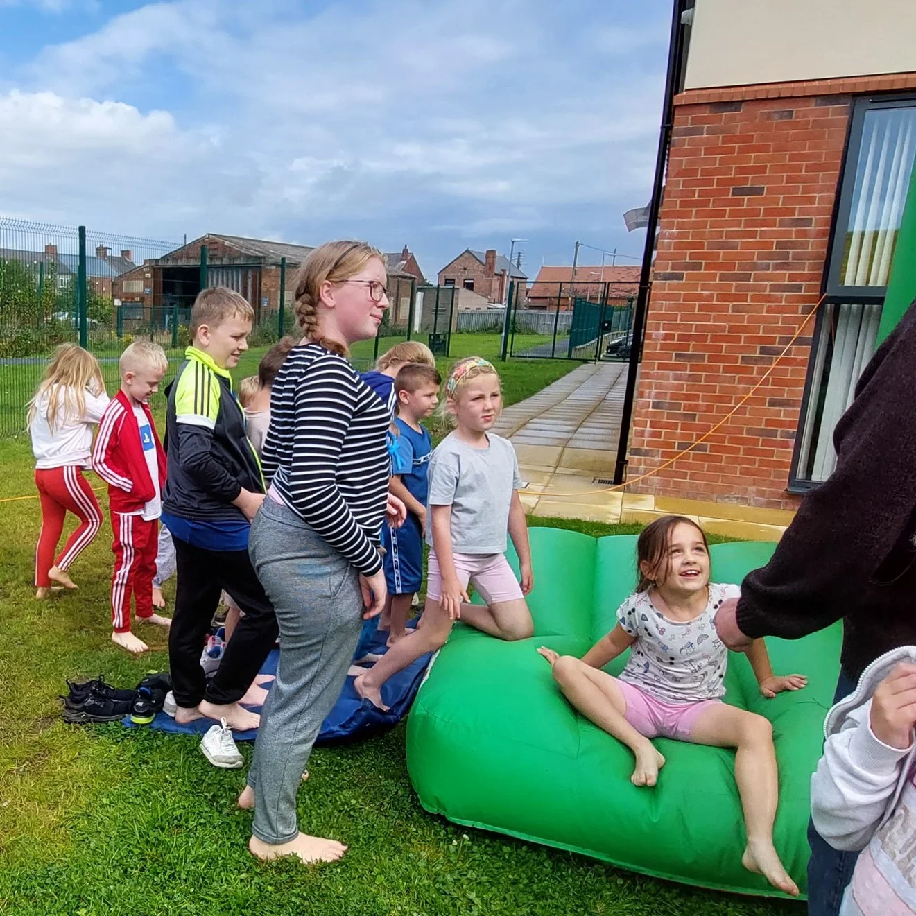 Outdoor space for childrens parties