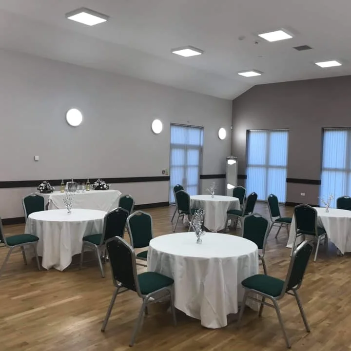 Shotton Hall dressed for a wedding