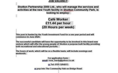 Job Vacancy at Shotton Youth Centre