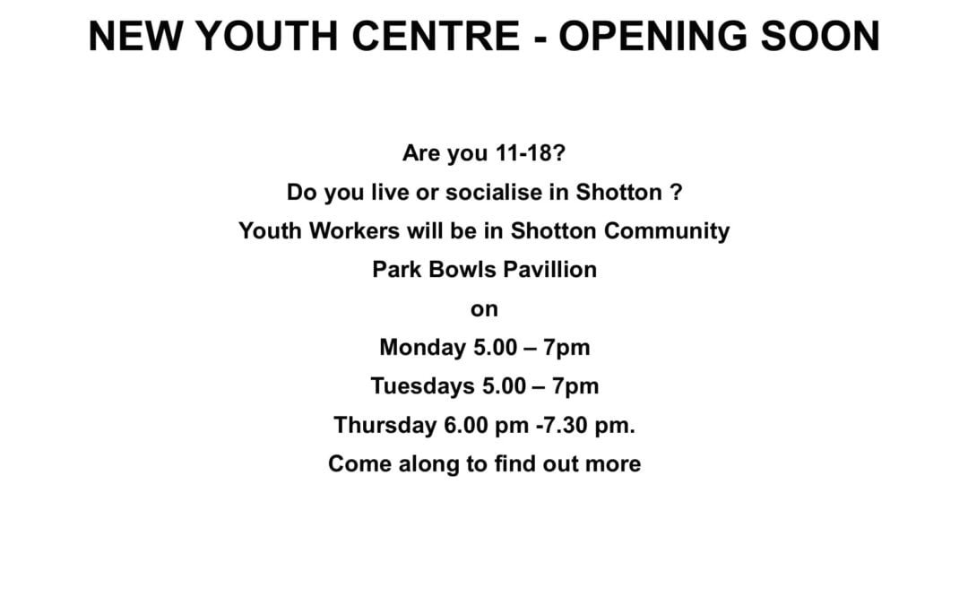 New Youth Centre Opening Soon