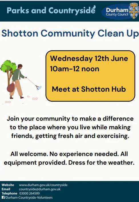 Shotton Community Clean Up and Litter Pick Shotton Community Clean Up and Litter Pick