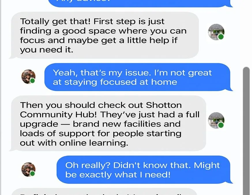 Support with Online Learning