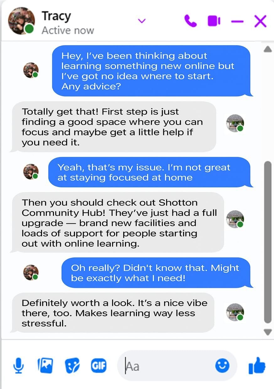 Mobile phone image of query